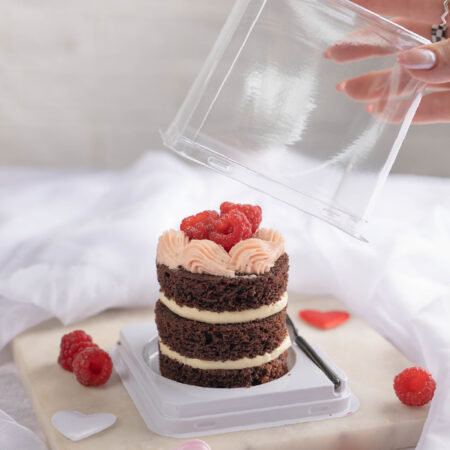 Baby cake de frambuesa